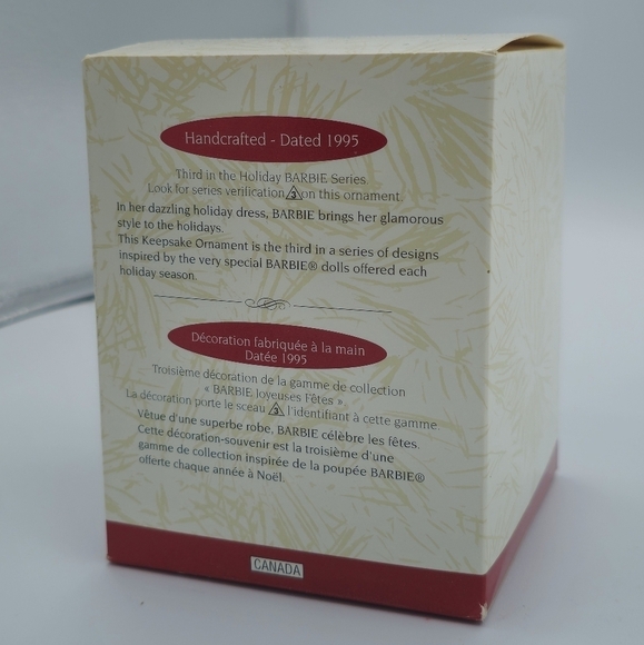 Hallmark 1995 Holiday Barbie Keepsake Ornament - Picture 2 of 6